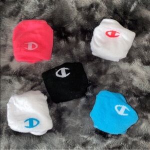 Champion Logo no show Socks Set